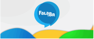 Interface da plataforma Fala.BR