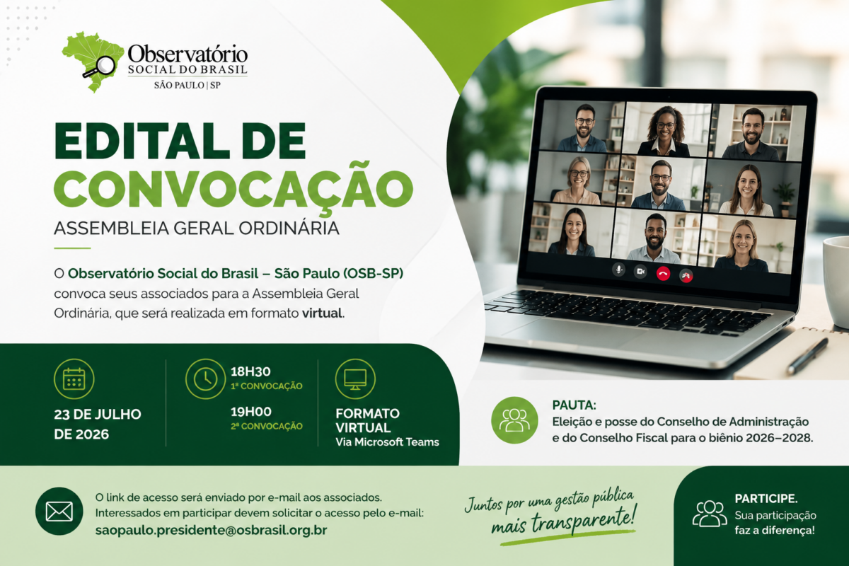 Edital de Convocação – Assembleia Geral Ordinária 2026 3 Edital de Convocação – Assembleia Geral Ordinária 2026